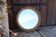 Round rattan mirror attributed to Franco Albini 1950