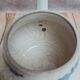 Antique glazed stoneware teapot with blue decoration – Saint-Uzé spirit