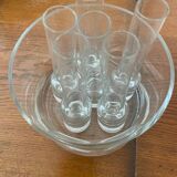 Vodka glass and ice bucket set