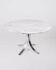 Round marble dining table, made in France, 1970-80.