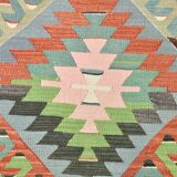 Light Blue & Green Tribal Kilim Rug, 181x315Cm