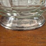 Vintage 70s glass caviar salad bowl