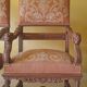 Antique lion head armchair