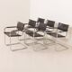 Bauhaus style Italian chairs attr. to Matteo Grassi, 1970s