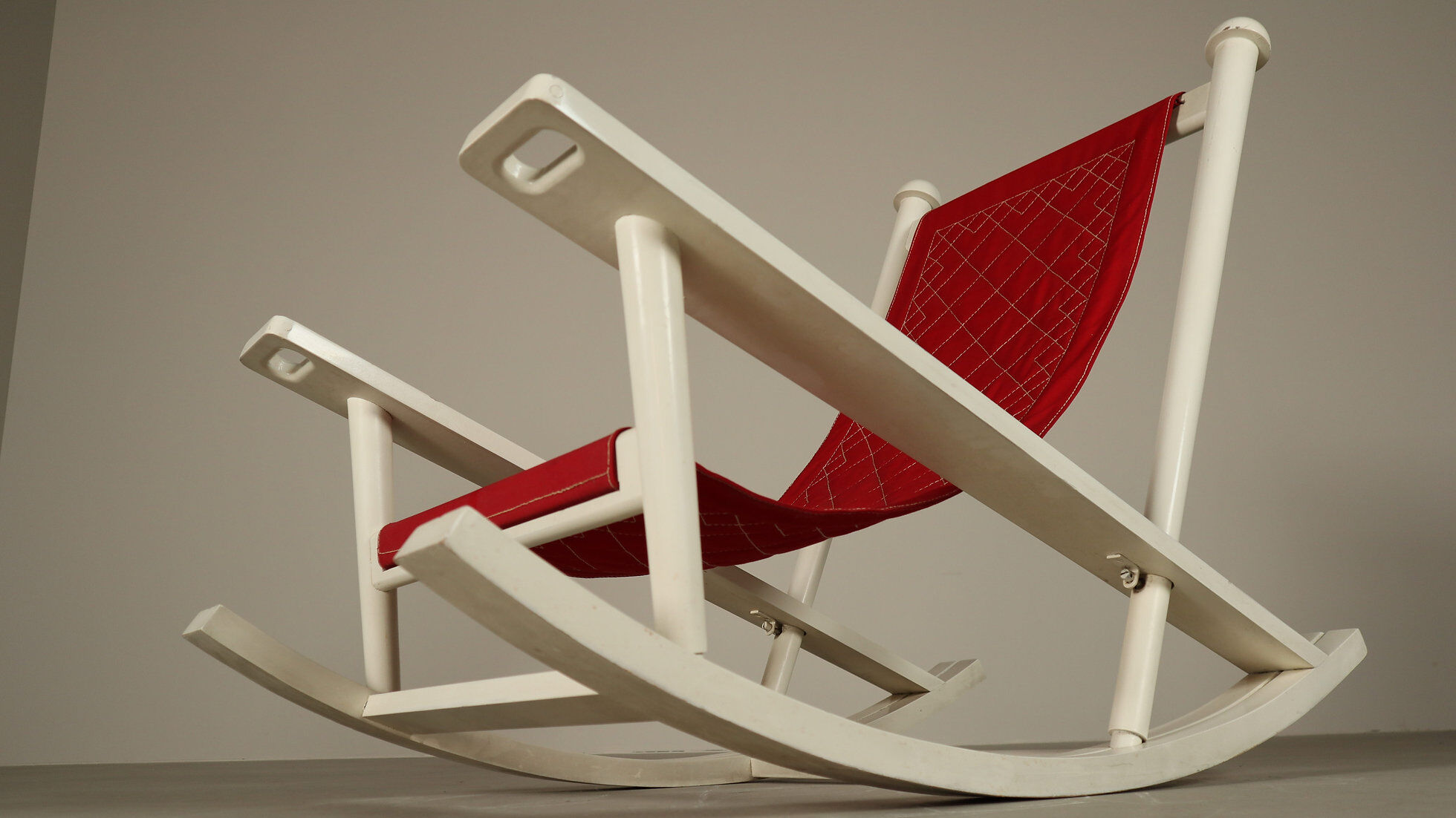 Gilles Sermadiras for Maison et Jardin, “Deauville” rocking chair, France, 1950