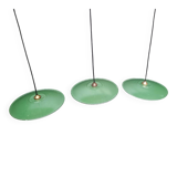 Suspensions in enamelled sheets