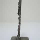 Sculptural paper press nice cast aluminum design 70s
