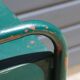 Green metal dormitory bedside table 1960