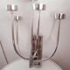 5-branched vintage candle holder wall light, Klein model for Habitat