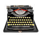 Underwood Portable 4 Bank Typewriter Revised New Black Ribbon 1930
