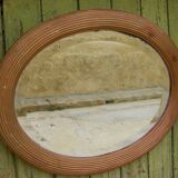Old oval mirror