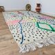 Handmade wool Berber rug 285 X 162 CM