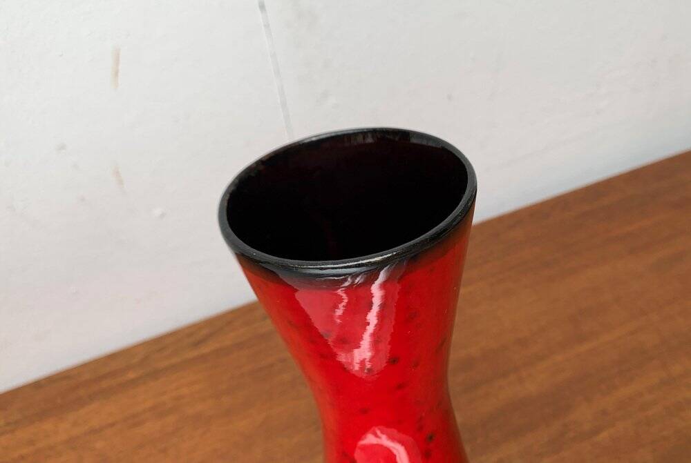 Diabolo Vase in West German Ceramic from the Mid-Century, WGP, by Scheurich, 1960s
