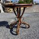 Thonet No. 1 curved wooden side table from the 19th century.