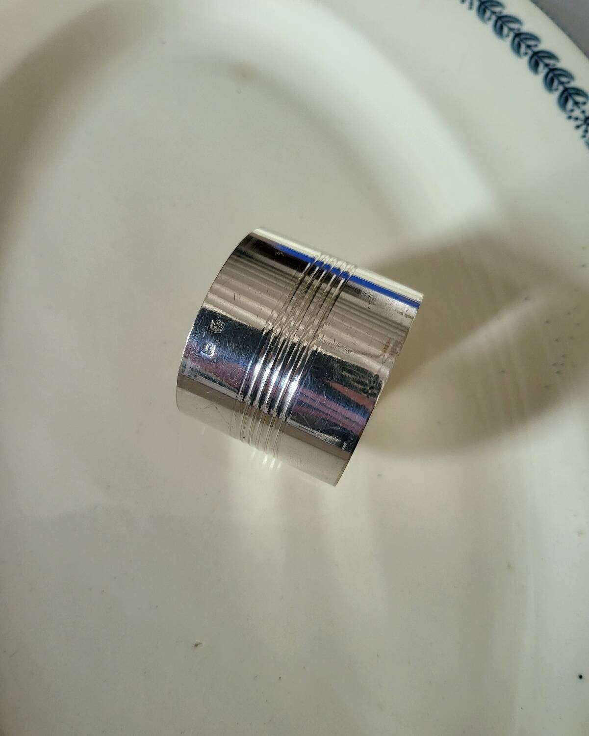 Silver Metal Napkin Ring