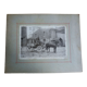 Old photograph from 1900 of a stagecoach driver and horses, State Railways.