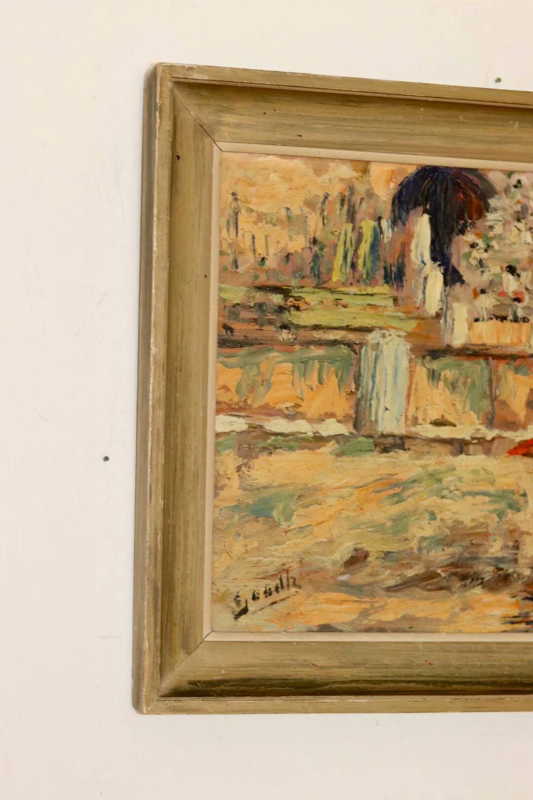 Oil painting on Swedish panel "Matador"