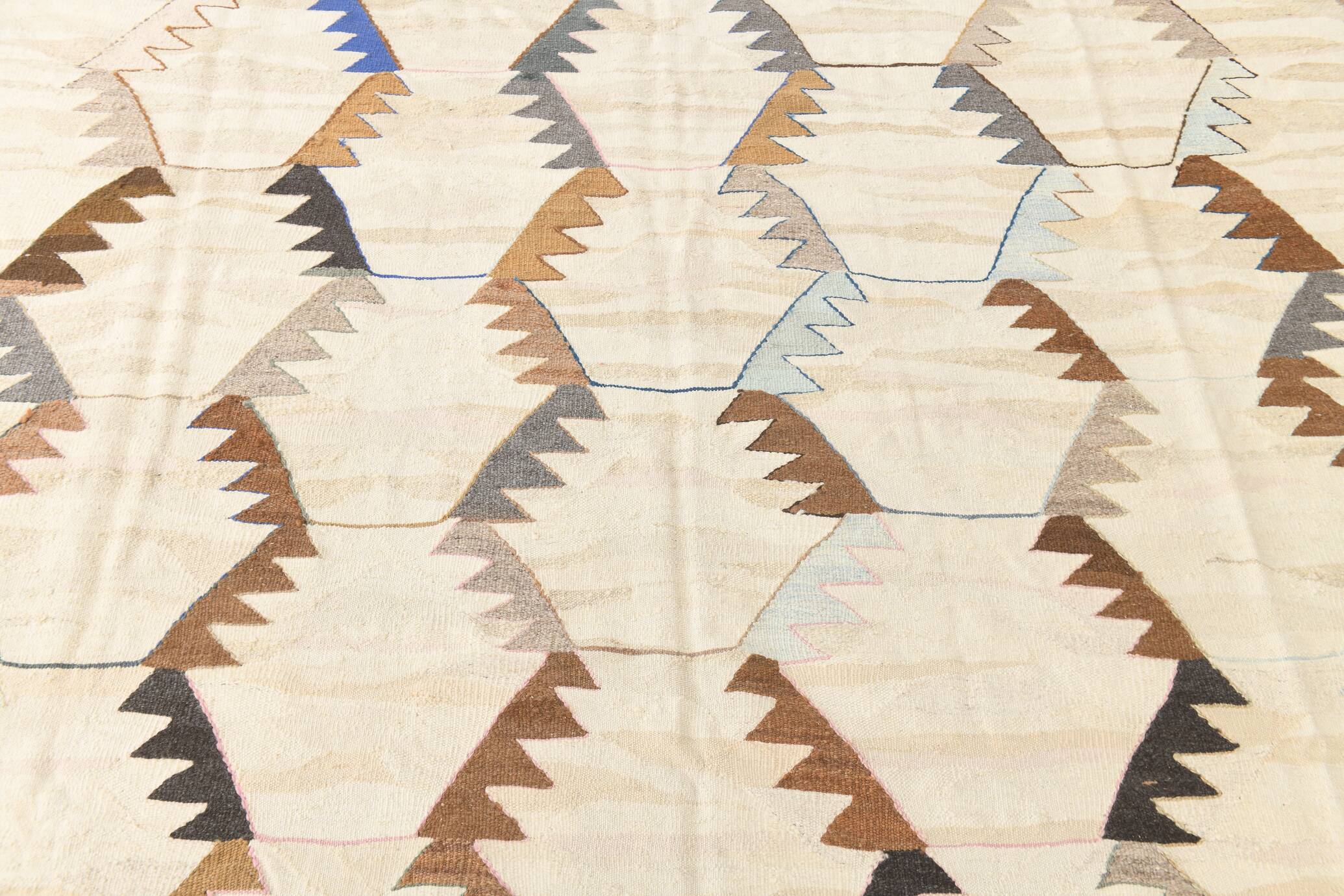 9x12 Rare Orientel Vintage Kilim Rug, 268x356Cm