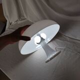 White plastic mushroom lamp