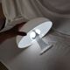 Lampe champignon en plastique blanc