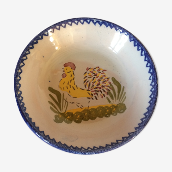 Old dish in charolles earthenware