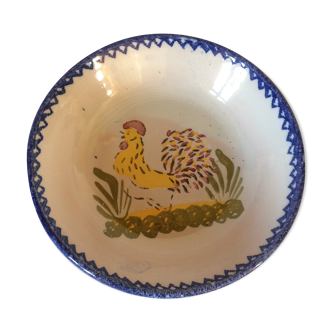 Old dish in charolles earthenware