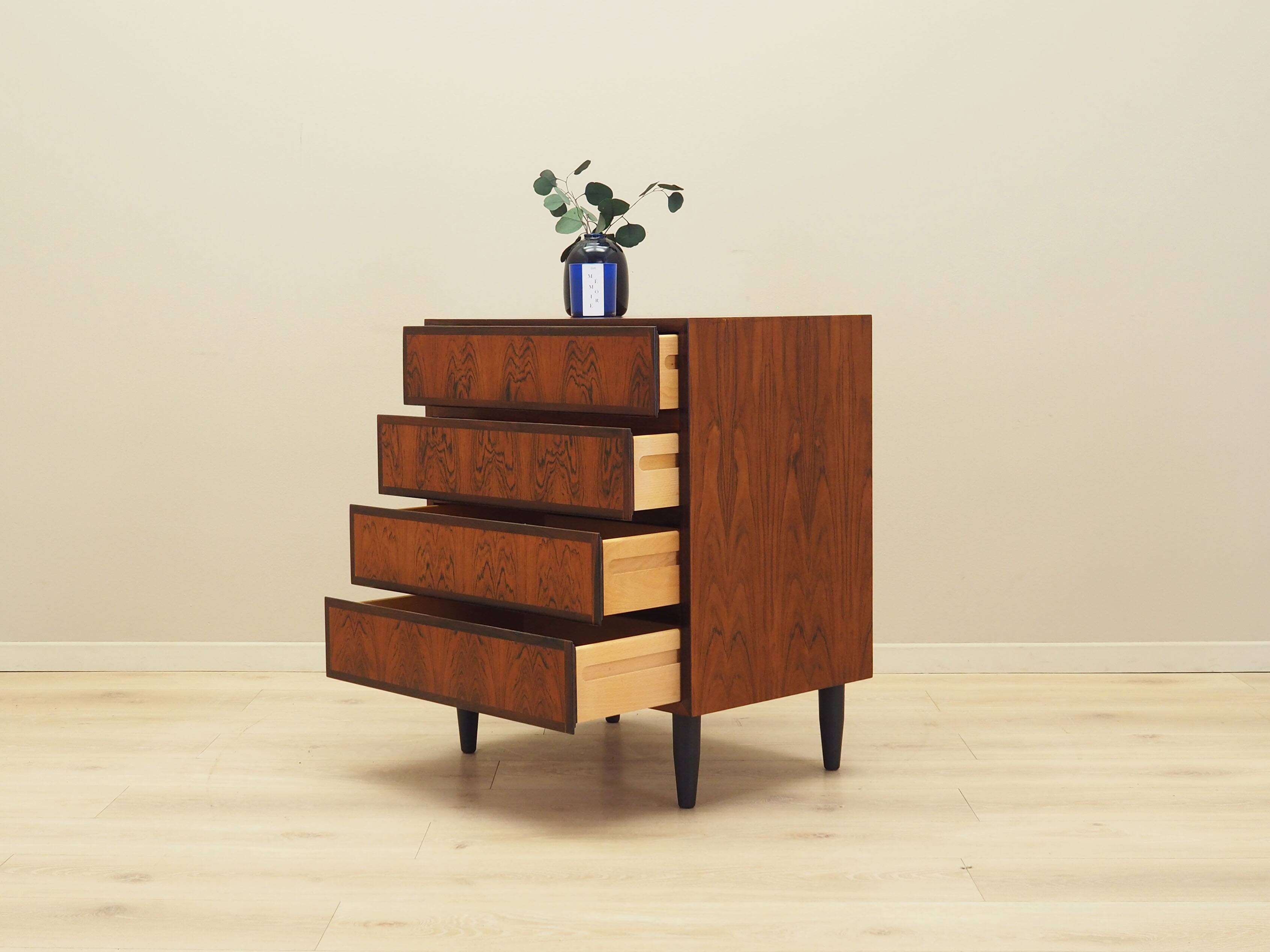 Rosewood chest of drawers, Danish design, 1970s, manufacturer: Omann Jun