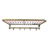 Wall coat rack sncf scoubidou 60s vintage