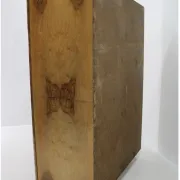 Restored Bauhaus wardrobe from the 1930s in walnut, Czechoslovakia.