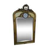 Louis XVI style gold mirror 74x128cm
