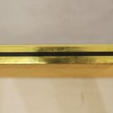 Vintage coffee table year 60 flower patterns