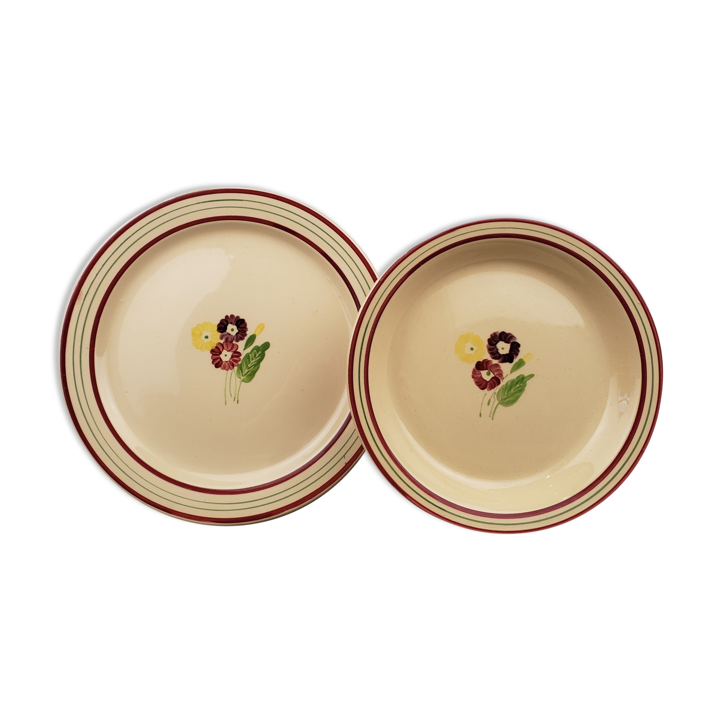 Service 12 plates - Gien, Primevères model