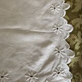 Nappe en lin monograme AL