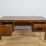 Mid-century teak desk by Sten Blomberg for Seffle Möbelfabrik, Sweden, 1960s