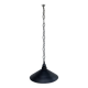 Industrial metal pendant light with mirror
