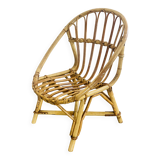 Fauteuil enfant en rotin