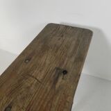 Folding bench, terrace bench, 216 cm long, 1960s