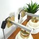 Design wandlampen Kamenicky Senov met melkglas kap vintage