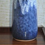 Glazed ceramic table lamp from Valholm, Denmark