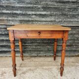 Antique table dining table desk 60x80 cm beech