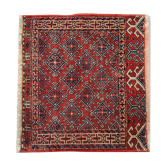 Tapis antique de turkmène persan rouge