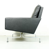 Set 2 vintage PK31/1 Lounge Chair & PK61 Coffee Table by Poul Kjaerholm for E. Kold Christensen