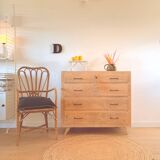 Commode pieds compas vintage
