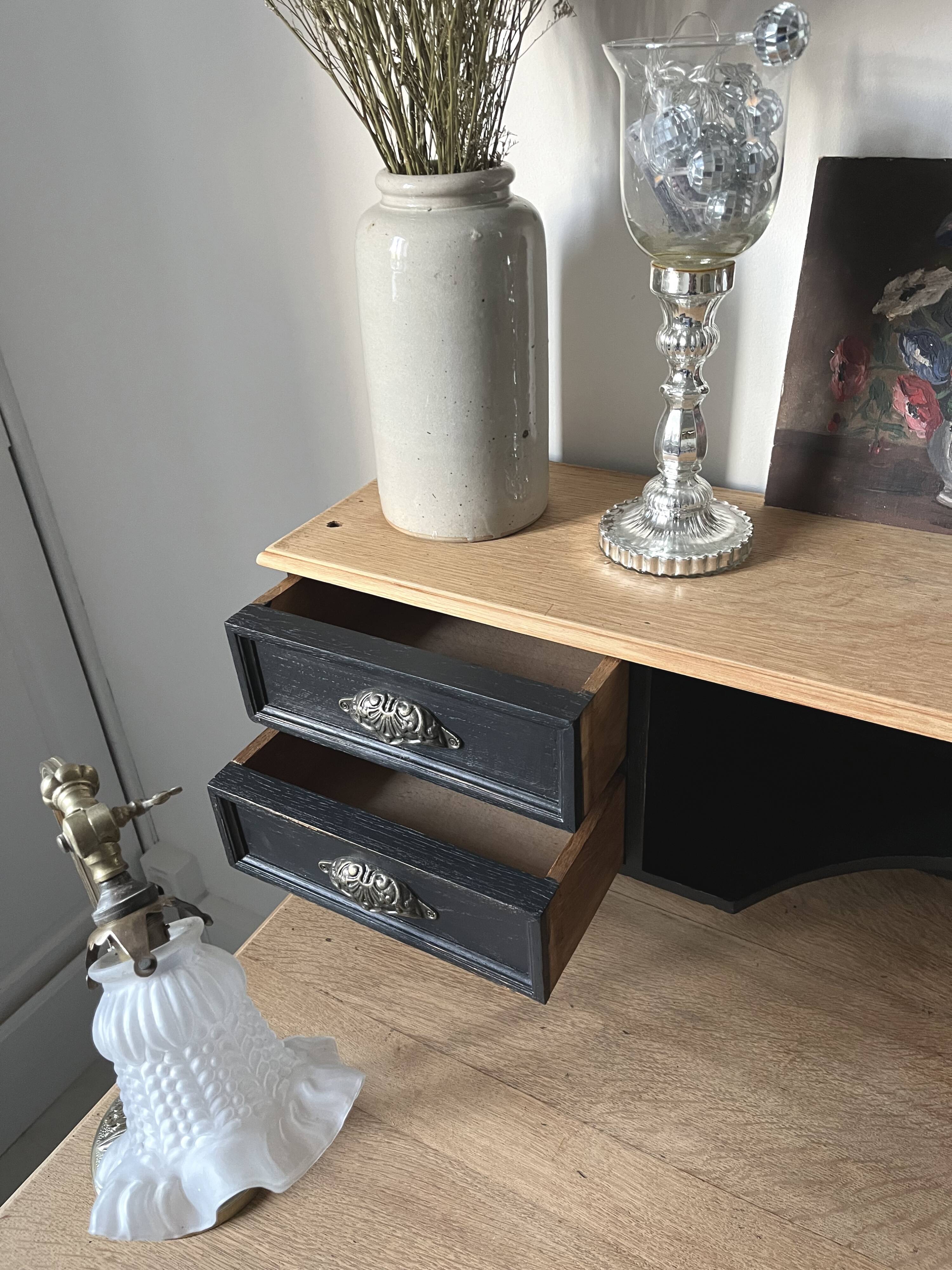 Louis-Philippe oak desk