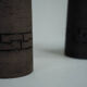 Set of two ceramic sculptural table lamps by Töreboda