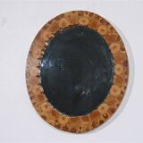 Vintage Scandinavian wooden mirror 1960