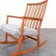 Rocking Chair ML33 by Hans J. Wegner for A/S Mikael Laursen, 1950s.