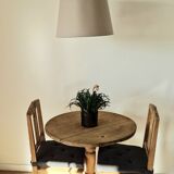 Antique oak tripod table