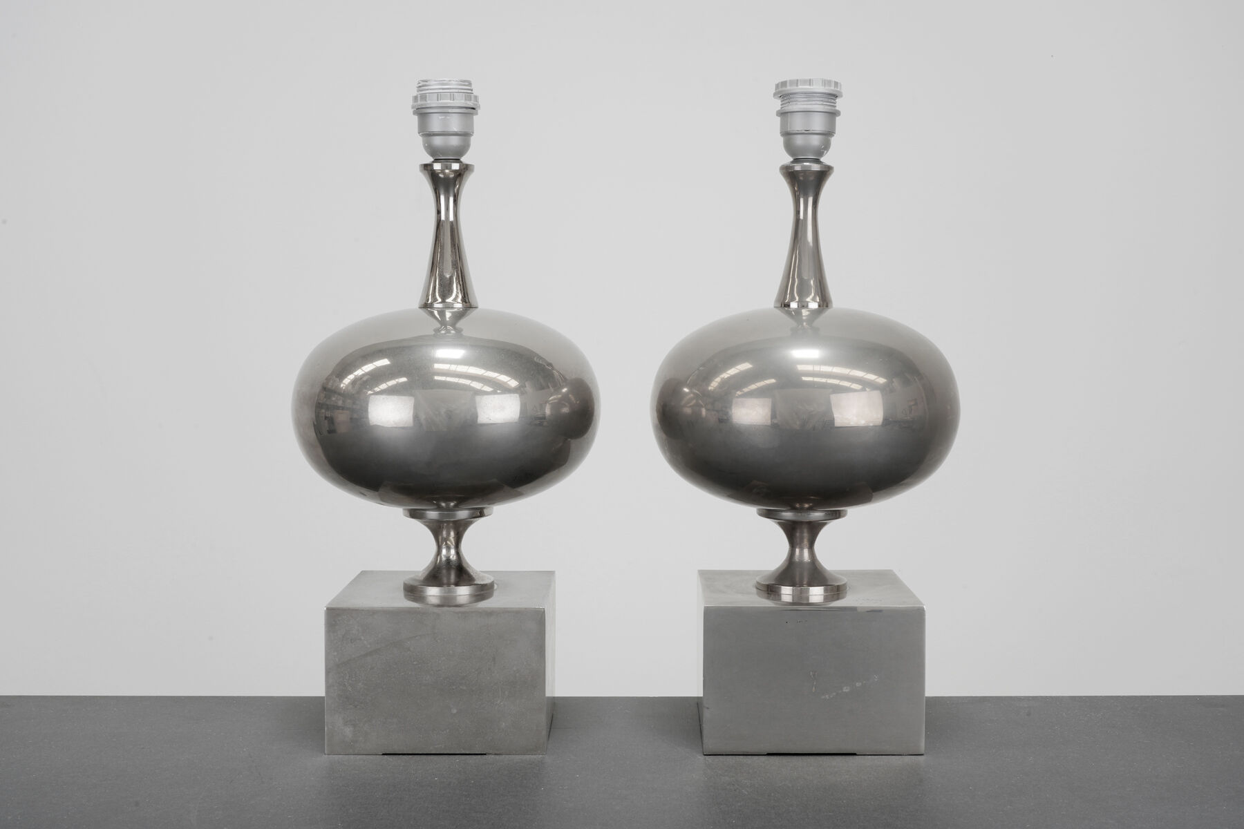 Pair of lamps by Philippe Barbier circa 1970