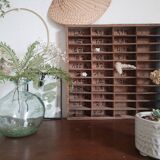 Old wooden workshop locker